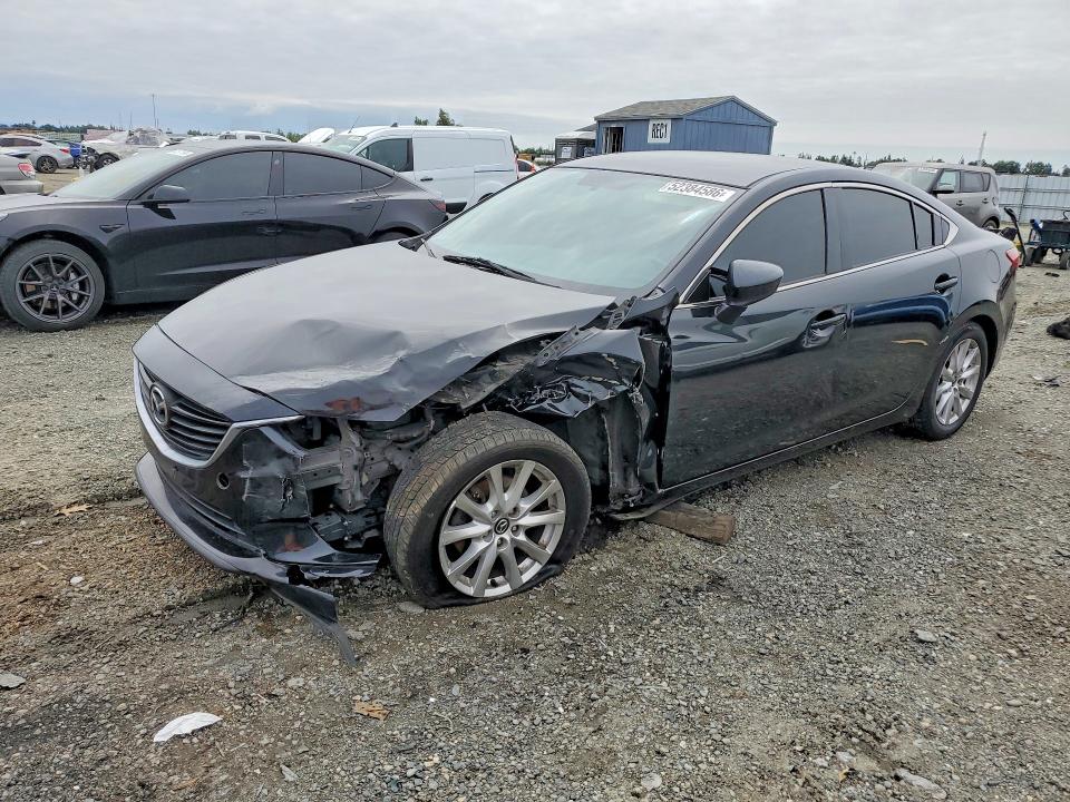 2014 Mazda 6 VIN JM1GJ1U58E1101604 COPART salvage auction — FRONT END, Ca - Salvage Certificate, sold $600 on 2026-07-09 (photo 1)