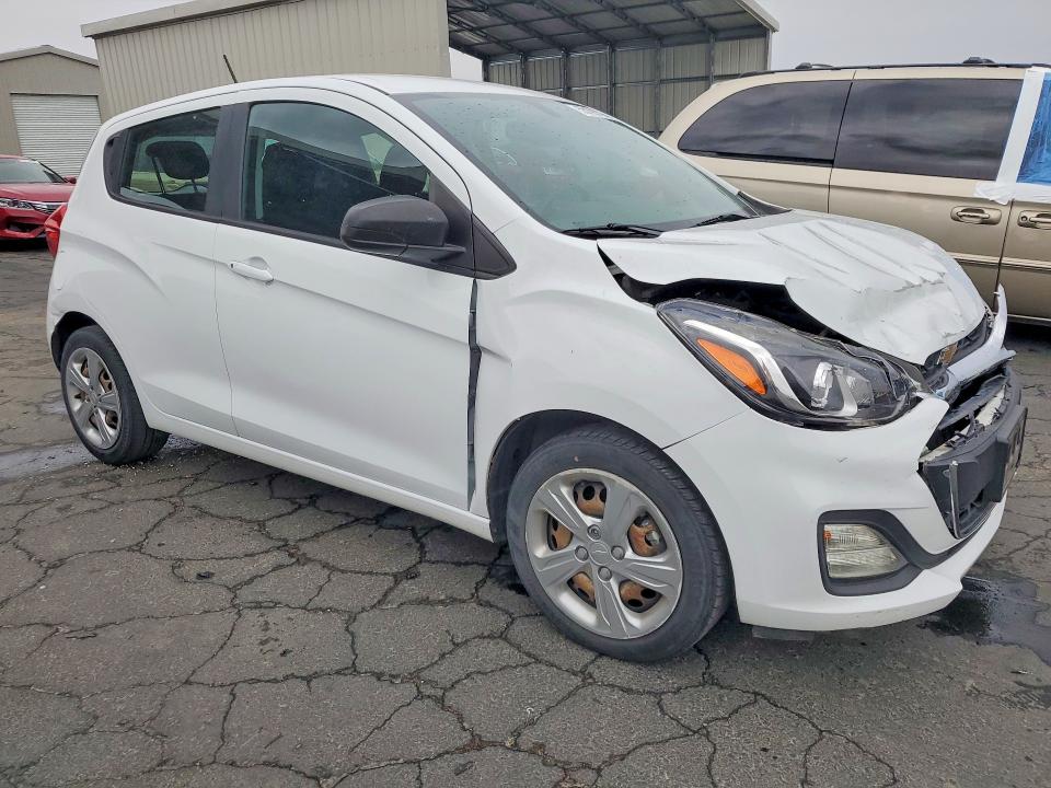 2021 Chevrolet Spark VIN KL8CB6SA2MC733695 COPART salvage auction — FRONT END, CA - SALVAGE CERTIFICATE, sold $2,000 on 2026-07-27 (photo 4)