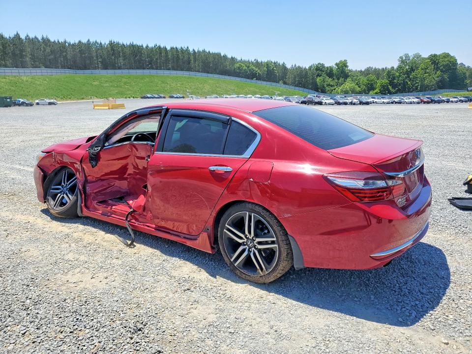 2017 Honda Accord VIN 1HGCR2F54HA010247 COPART salvage auction — SIDE, NC - SALVAGE CERTIFICATE OF TITLE, sold $2,900 on 2026-07-02 (photo 2)