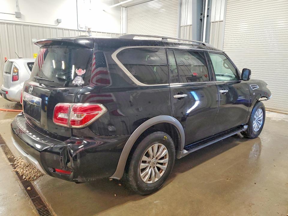2017 Nissan Armada VIN JN8AY2NC9H9503095 COPART salvage auction — FRONT END, Wy - Certificate Of Title, sold $1,650 on 2026-07-15 (photo 3)