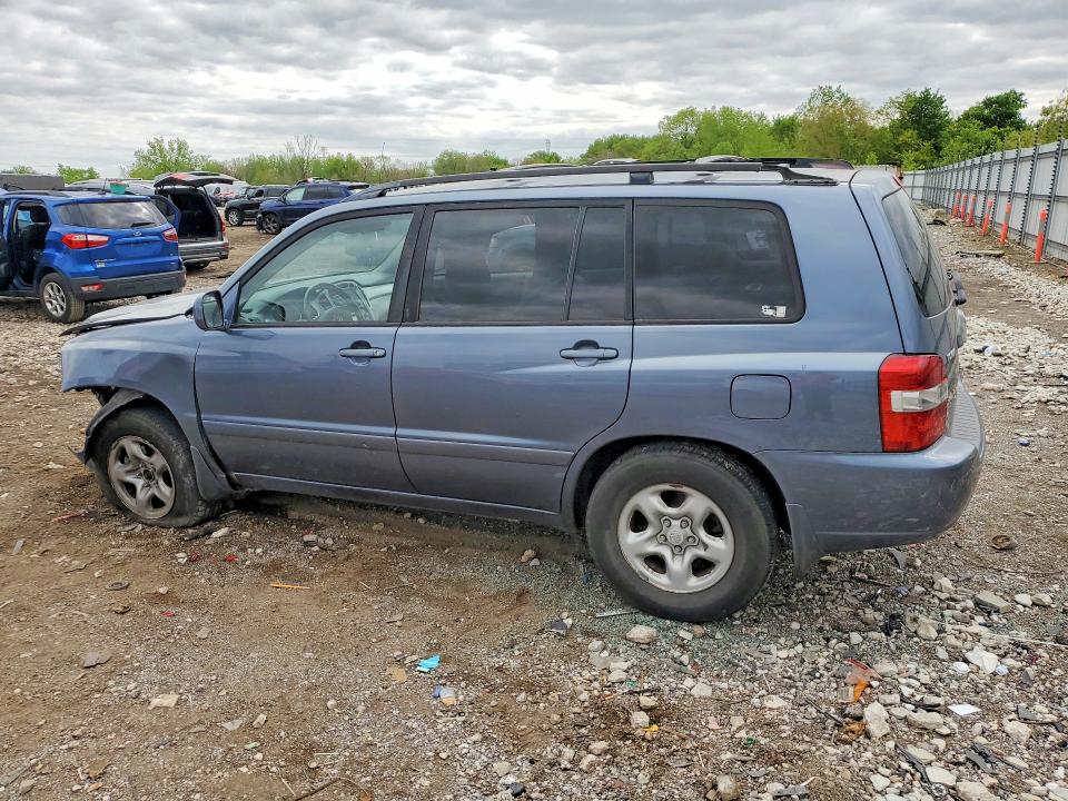 2005 Toyota Highlander VIN JTEGD21A650117106 COPART salvage auction — FRONT END, Wv - Salvage Certificate, sold $625 on 2026-07-08 (photo 2)