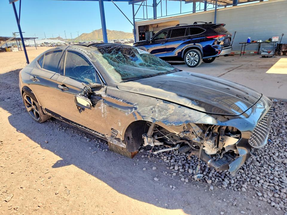 2026 Genesis G70 VIN KMTG44SE0TU160218 COPART salvage auction — ROLLOVER, Az - Cert Of Title - Salvage, sold $4,999 on 2026-07-25 (photo 4)