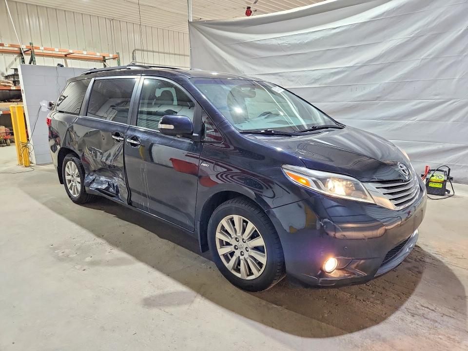 2017 Toyota Sienna VIN 5TDDZ3DC0HS184328 COPART salvage auction — SIDE, Nh - Cert Of Title-Salvage, sold $1,300 on 2026-07-21 (photo 4)