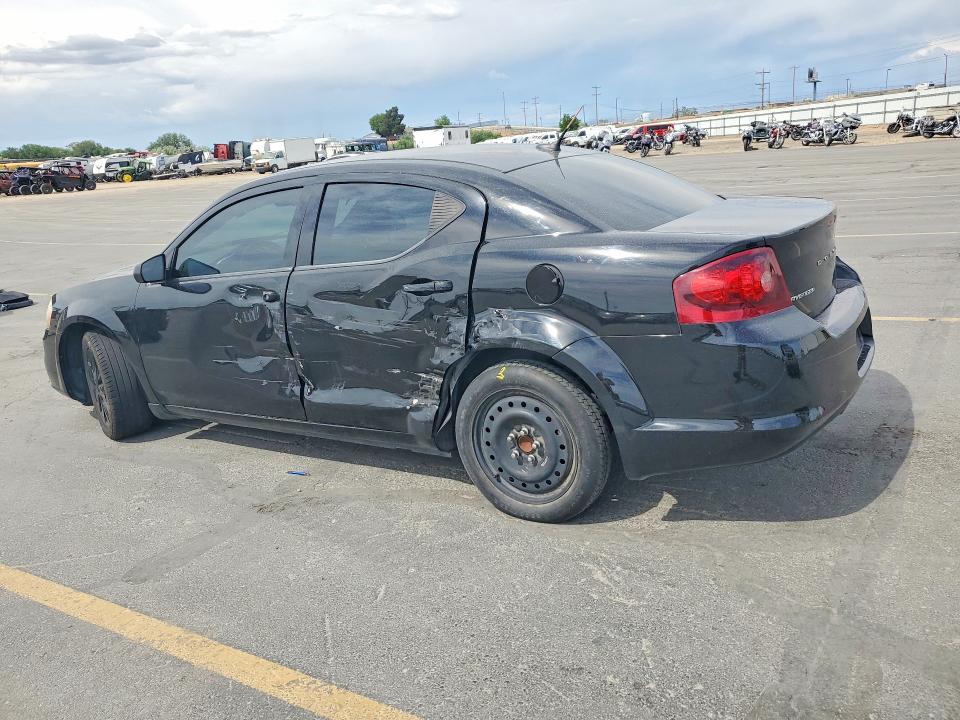 2014 Dodge Avenger VIN 1C3CDZAB8EN133495 COPART salvage auction — SIDE, Salvage Title, sold $399 on 2026-09-10 (photo 2)