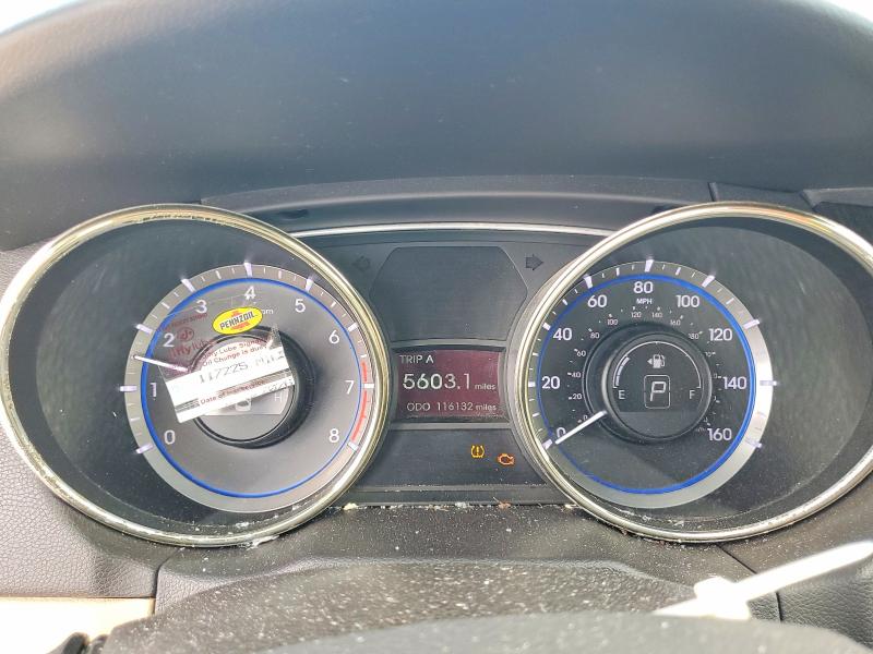 2011 Hyundai Sonata VIN 5NPEC4AB5BH219854 COPART salvage auction — ROOF, Fl - Cert Of Title Slvg Rebuildable, sold $725 on 2026-07-08 (photo 9)