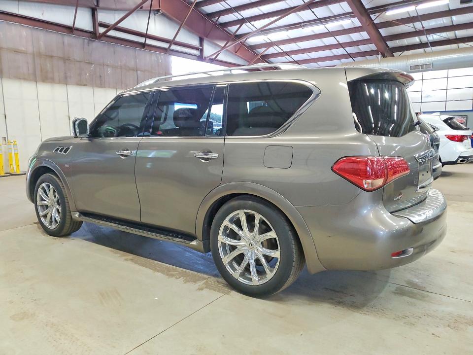 2017 Infiniti Qx80 VIN JN8AZ2NC4H9431283 COPART salvage auction — UNDERCARRIAGE, Ct - Certificate Of Title, sold $6,300 on 2026-07-21 (photo 2)