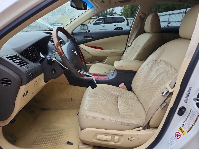 2008 Lexus ES VIN JTHBJ46GX82265170 COPART salvage auction — FRONT END, Nc - Salvage Certificate Of Title, sold $1,100 on 2026-07-10 (photo 7)