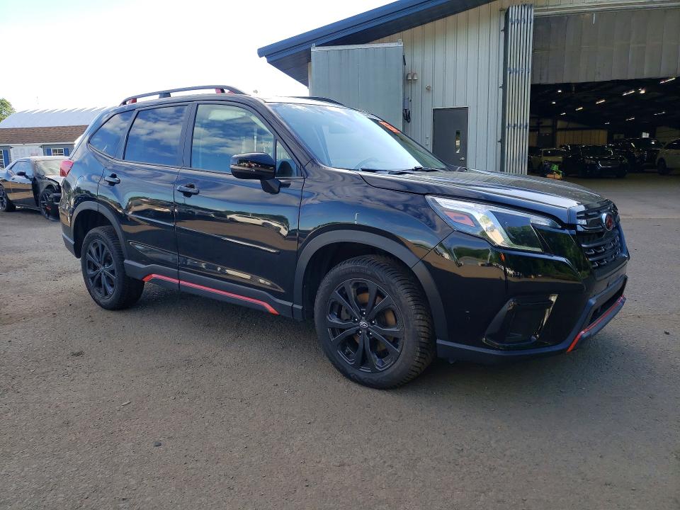 2022 Subaru Forester VIN JF2SKAJC1NH426341 COPART salvage auction — SIDE, Ct - Cert Of Title-Salvage, sold $4,300 on 2026-07-16 (photo 4)