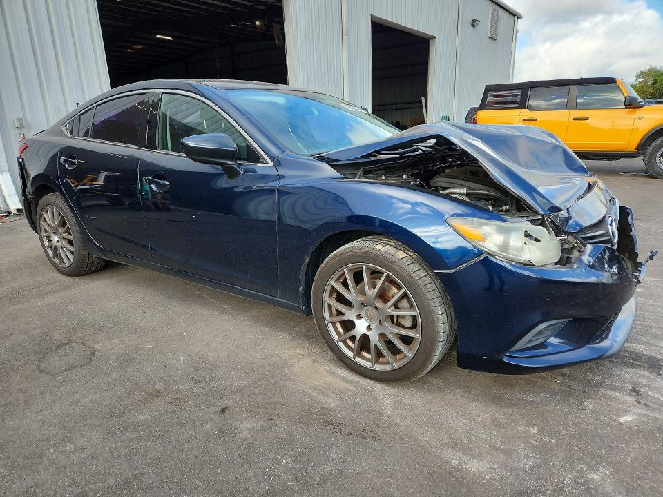 2016 Mazda 6 VIN JM1GJ1V56G1467952 COPART salvage auction — FRONT END, Fl - Cert Of Title Slvg Rebuildable, sold $900 on 2026-07-08 (photo 4)