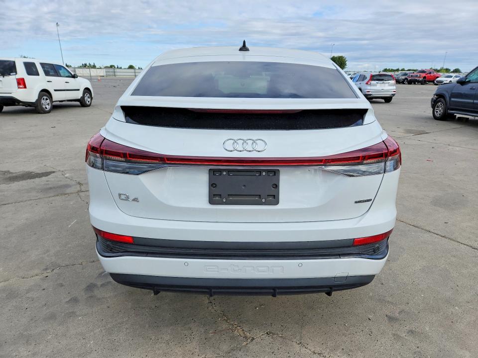 2024 Audi Q4 e-tron VIN WA13UBFZ2RP057561 COPART salvage auction — SIDE, Ca - Salvage Certificate, sold $16,900 on 2026-07-13 (photo 6)