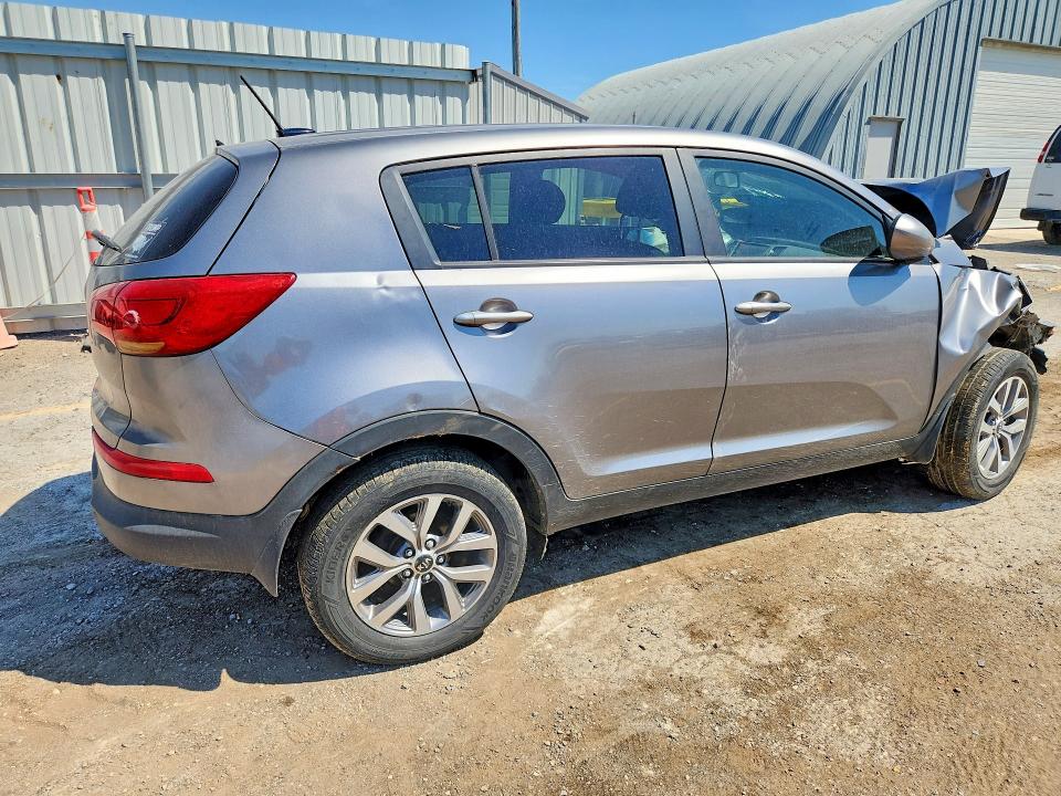 2015 Kia Sportage VIN KNDPB3AC5F7781438 COPART salvage auction — FRONT END, Id - Salvage Certificate Of Title, sold $225 on 2026-07-22 (photo 3)