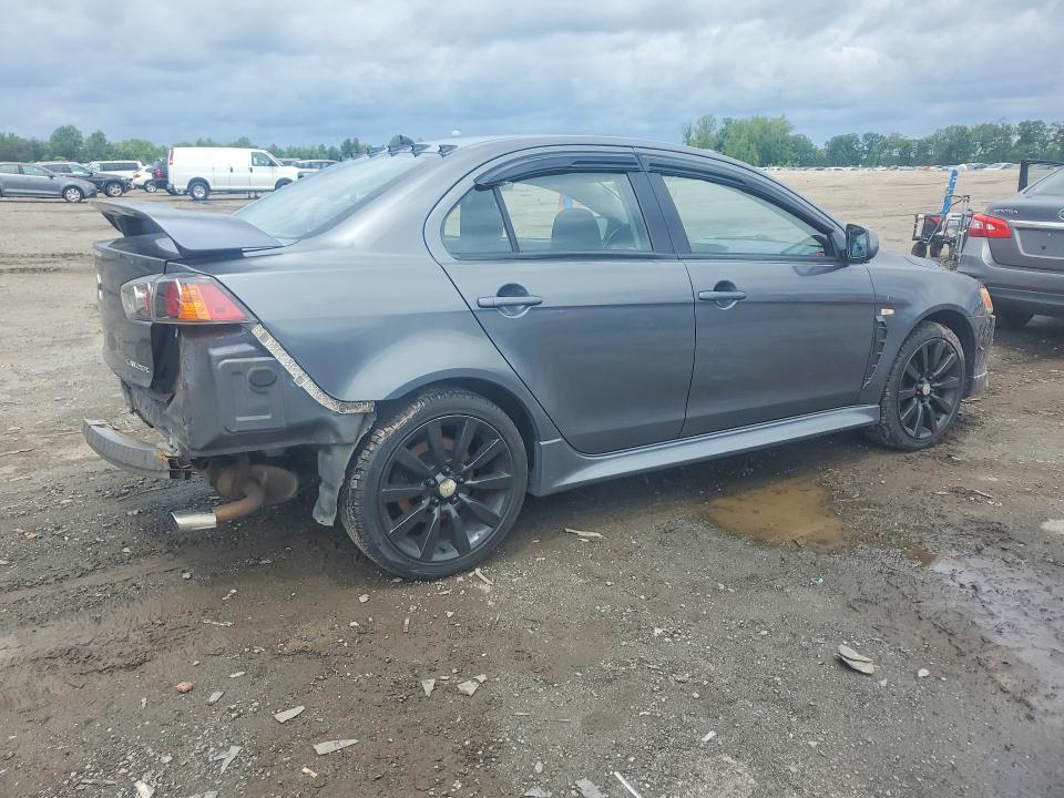 2010 Mitsubishi Lancer VIN JA32U8FW1AU015896 COPART salvage auction — REAR END, VA - CERT OF TITLE - SALVAGE, sold $750 on 2026-07-29 (photo 3)