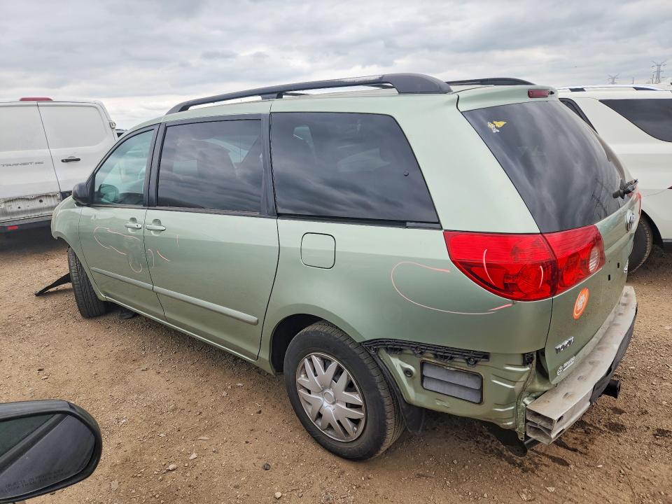 2009 Toyota Sienna VIN 5TDZK23C69S250260 COPART salvage auction — FRONT END, Il - Salvage Certificate, sold $850 on 2026-07-14 (photo 2)