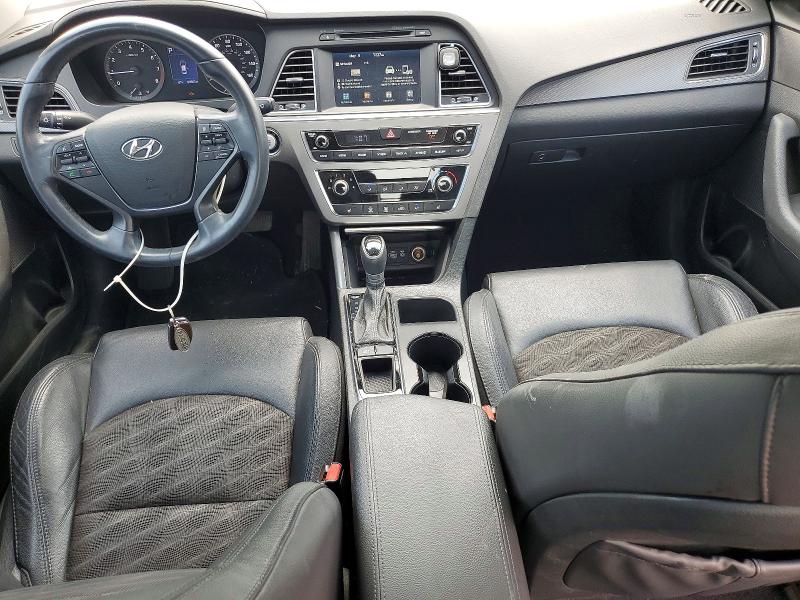 2017 Hyundai VIN 5NPE34AF8HH456558 COPART salvage auction — FRONT END, Tx - Salvage Vehicle Title, sold $2,150 on 2026-07-09 (photo 8)