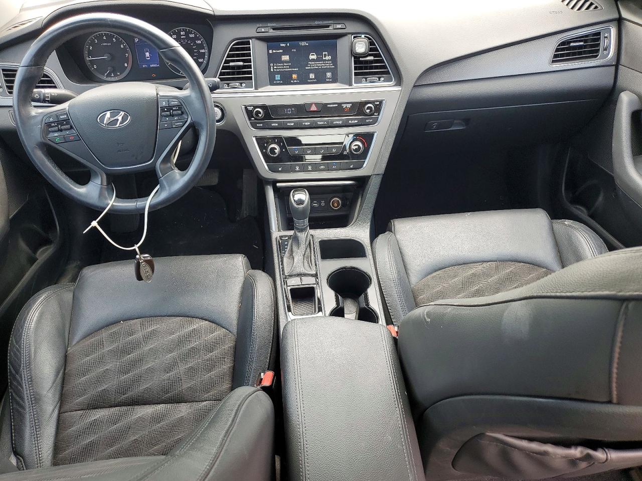 2017 Hyundai Sonata VIN 5NPE34AF8HH456558 COPART salvage auction — Front End, TX - SALVAGE VEHICLE TITLE, sold $2,150 on 2026-07-02 (photo 8)
