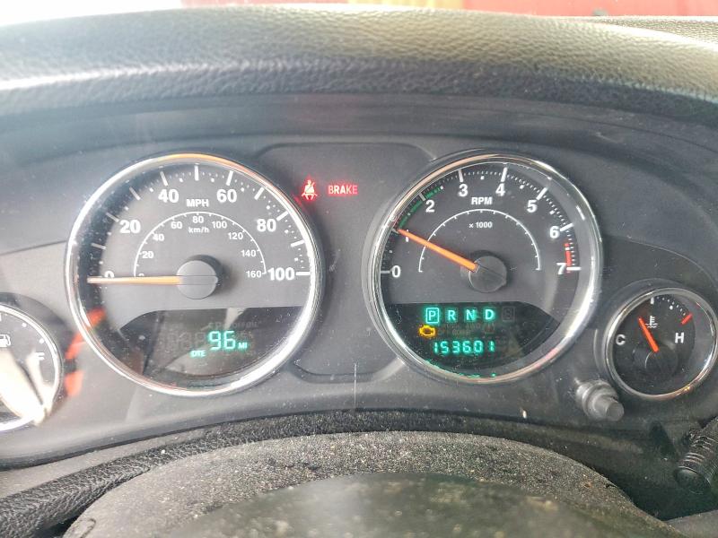 2012 Jeep Wrangler / VIN 1C4BJWDG9CL184177 COPART salvage auction — MECHANICAL, Mt - Certificate Of Title, sold $3,300 on 2026-07-09 (photo 9)