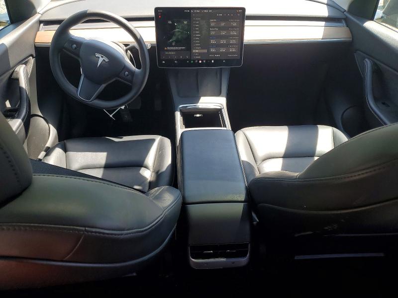 2021 Tesla Model y VIN 5YJYGDEE1MF140656 COPART salvage auction — REAR END, NC - SALVAGE CERTIFICATE OF TITLE, sold $825 on 2026-07-30 (photo 8)