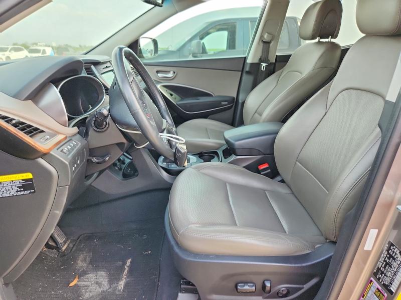 2018 Hyundai Santa fe VIN 5XYZW4LA4JG554218 COPART salvage auction — FRONT END, Tx - Salvage Vehicle Title, sold $4,500 on 2026-07-23 (photo 7)