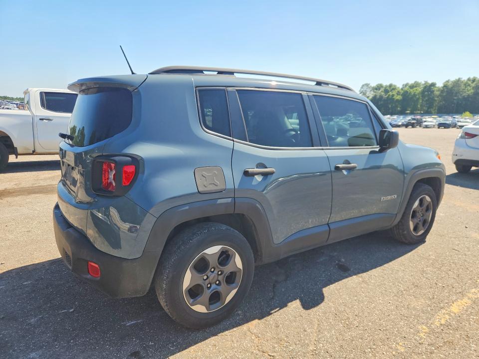 2017 Jeep Renegade VIN ZACCJAAB8HPE61517 COPART salvage auction — UNDERCARRIAGE, Al - Cert Of Title-Salvage Title, sold $1,850 on 2026-08-03 (photo 3)