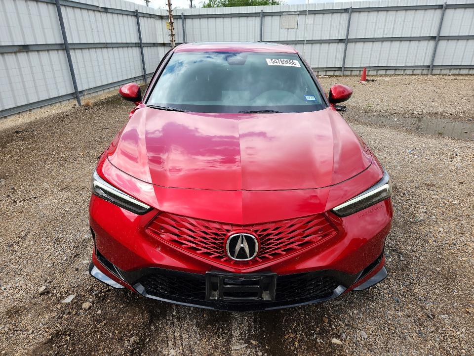 2026 Acura Integra VIN 19UDE4H63TA004952 COPART salvage auction — FRONT END, Tx - Salvage Vehicle Title, sold $12,800 on 2026-07-08 (photo 5)