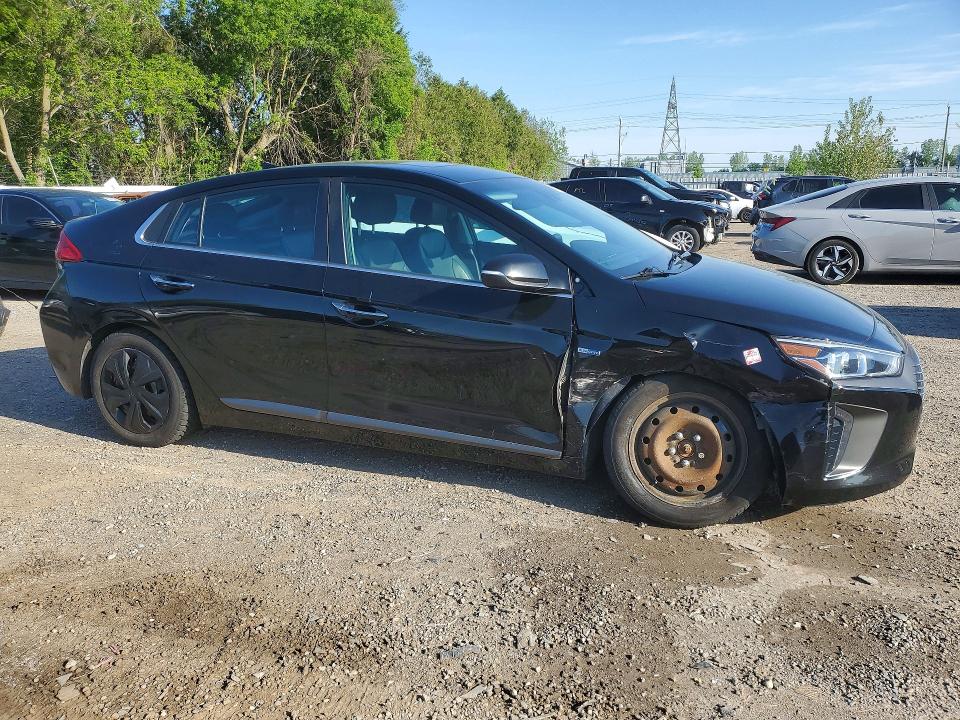 2018 Hyundai Ioniq VIN KMHC75LD5JU096007 COPART salvage auction — UNDERCARRIAGE, ON - PERMIT NO BRAND - UNFIT, sold $1,300 on 2026-07-16 (photo 4)
