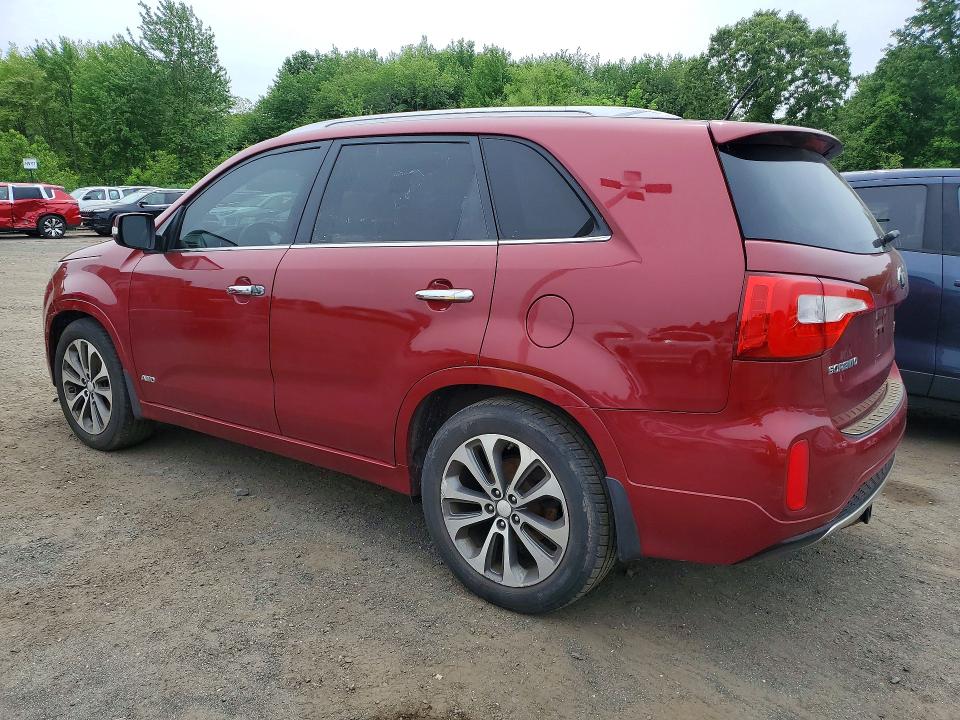 2014 Kia Sorento VIN 5XYKWDA70EG489947 COPART salvage auction — FRONT END, Ct - Certificate Of Title, sold $2,850 on 2026-07-27 (photo 2)