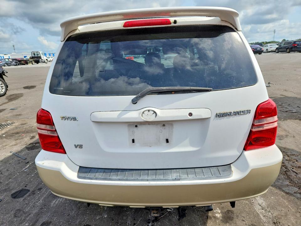 2001 Toyota Highlander VIN JTEGF21A810027931 COPART salvage auction — SIDE, FL - CERT OF TITLE SLVG REBUILDABLE, sold $650 on 2026-07-13 (photo 6)