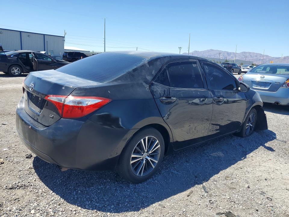 2016 Toyota Corolla VIN 5YFBURHE2GP480365 COPART salvage auction — FRONT END, Nv - Salvage Title, sold $2,000 on 2026-07-30 (photo 3)