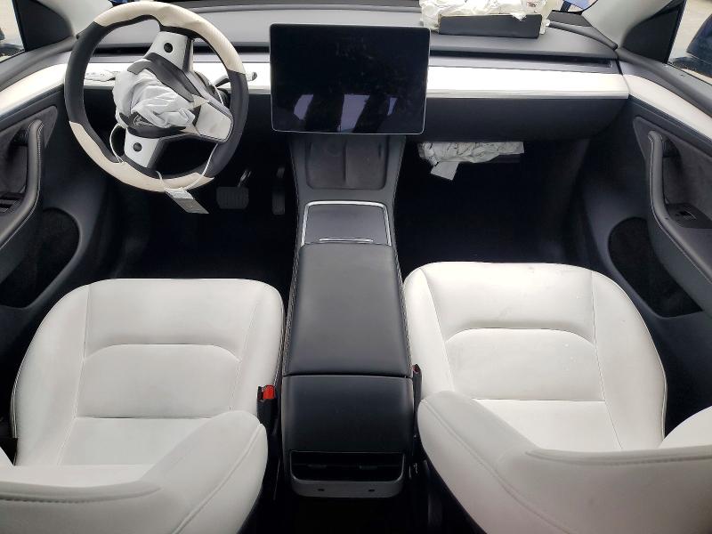2023 Tesla Model y VIN 7SAYGDEE7PA089023 COPART salvage auction — FRONT END, Ca - Salvage Certificate, sold $7,900 on 2026-07-14 (photo 8)