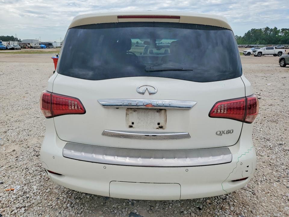 2015 Infiniti Qx80 VIN JN8AZ2NF5F9573567 COPART salvage auction — FRONT END, Tx - Certificate Of Title, sold $2,500 on 2026-07-03 (photo 6)