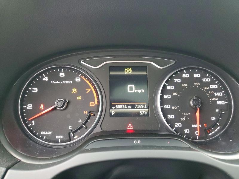 2020 Audi A3 VIN WAUAUGFF2LA103851 COPART salvage auction — FRONT END, Tx - Salvage Vehicle Title, sold $3,800 on 2026-07-09 (photo 9)
