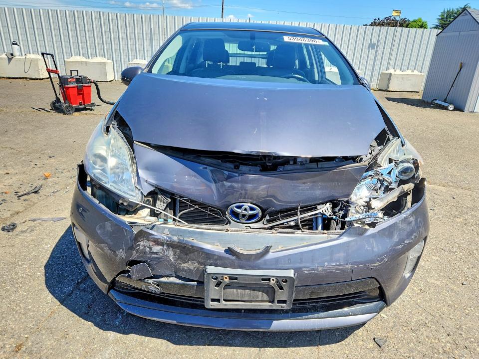 2013 Toyota Prius VIN JTDKN3DUXD1617740 COPART salvage auction — FRONT END, Or - Salvage Title Certificate, sold $5,900 on 2026-07-06 (photo 5)