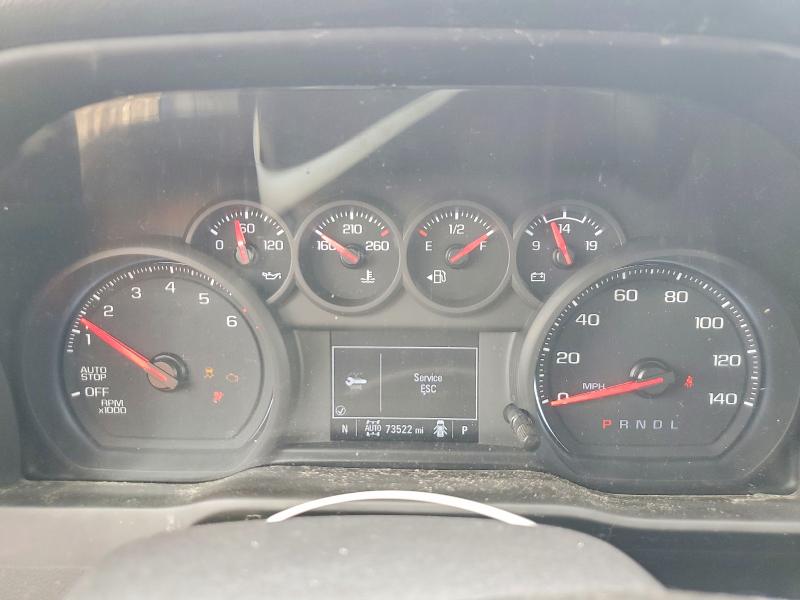 2022 Chevrolet Silverado VIN 3GCPYCEK8NG111918 COPART salvage auction — FRONT END, Il - Salvage Certificate, sold $11,200 on 2026-07-29 (photo 9)