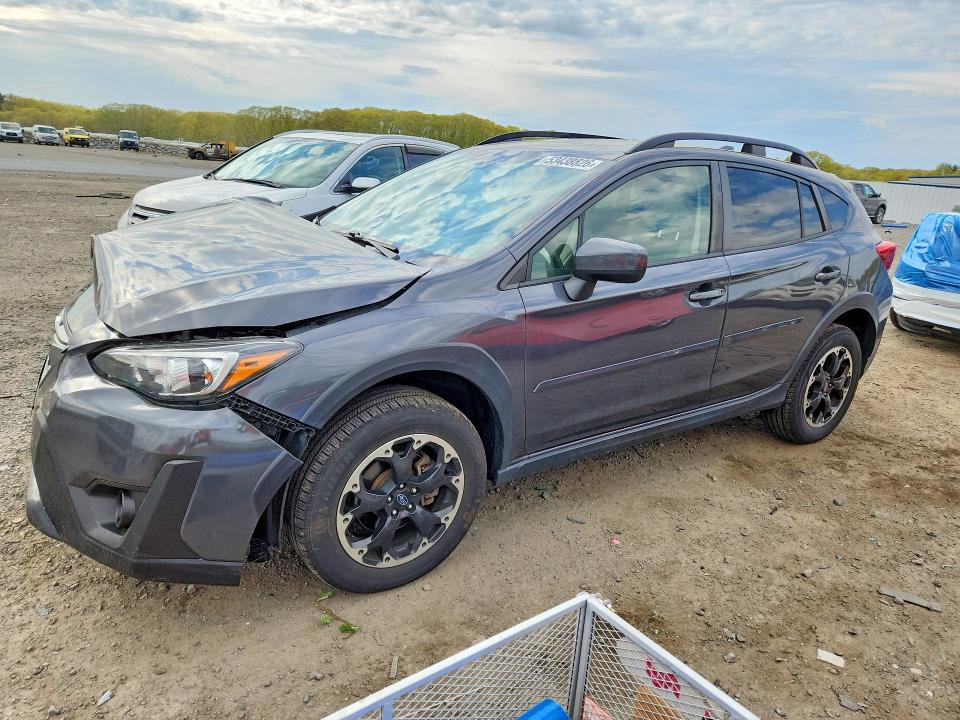 2021 Subaru VIN JF2GTAEC3M8300767 COPART salvage auction — FRONT END, Ma - Cert Of Title-Salvage, sold $300 on 2026-07-22 (photo 1)