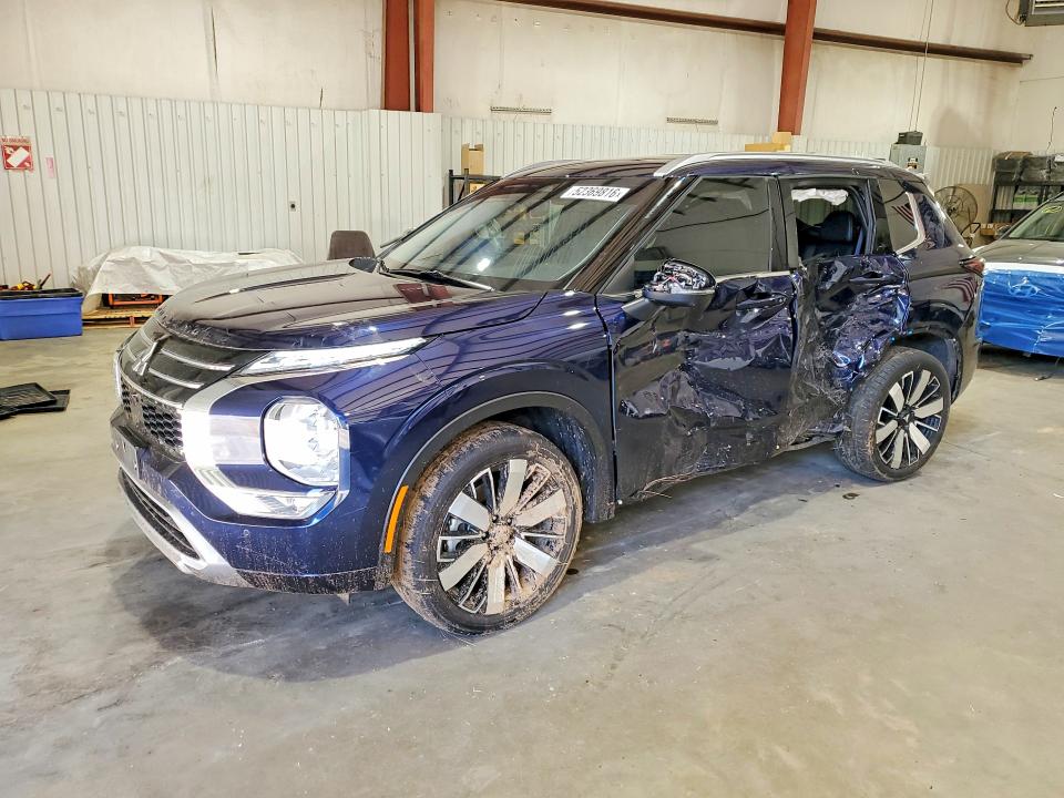 2025 Mitsubishi Outlander VIN JA4J3WA8XSZ057057 COPART salvage auction — SIDE, TX - SALVAGE VEHICLE TITLE, sold $8,400 on 2026-07-13 (photo 1)