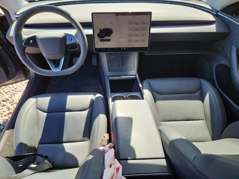 2024 Tesla Model 3 VIN 5YJ3E1EB1RF829740 COPART salvage auction — SIDE, Nv - Salvage Title, sold $13,500 on 2026-07-09 (photo 8)