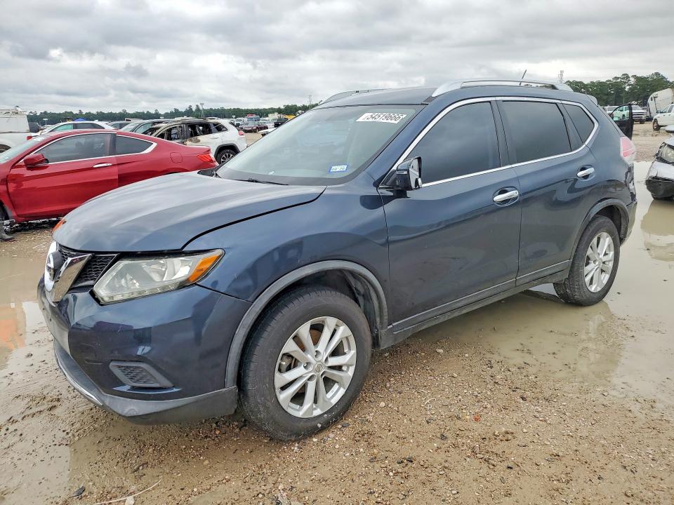 2016 Nissan Rogue VIN KNMAT2MT9GP679201 COPART salvage auction — FRONT END, Tx - Salvage Vehicle Title, sold $150 on 2026-07-24 (photo 1)