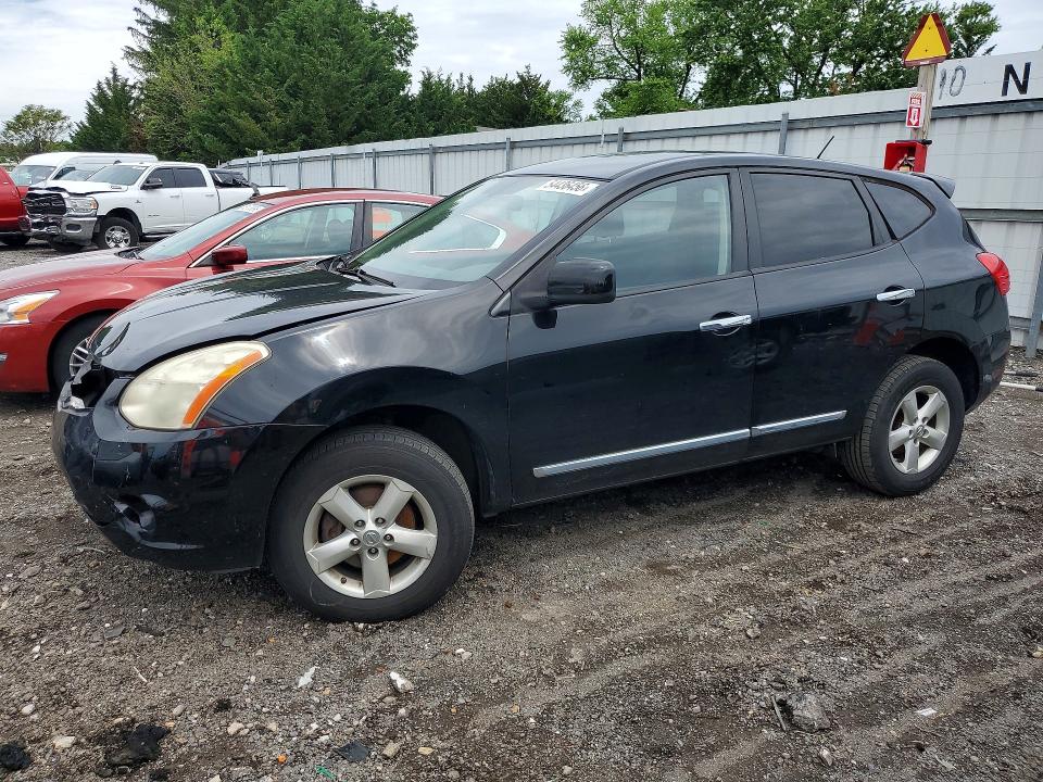 2013 Nissan Rogue VIN JN8AS5MV4DW119338 COPART salvage auction — FRONT END, Md - Cert Of Salvage > 75% Damage, sold $525 on 2026-07-06 (photo 1)