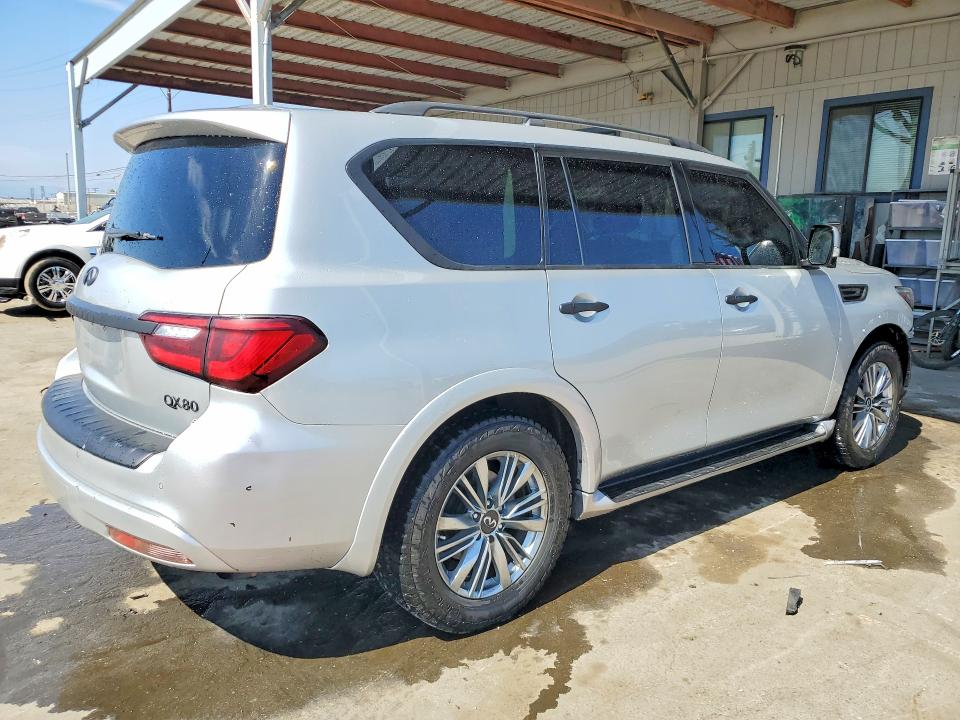 2020 Infiniti Qx80 VIN JN8AZ2NF8L9704907 COPART salvage auction — FRONT END, Ca - Salvage Certificate, sold $7,800 on 2026-07-02 (photo 3)