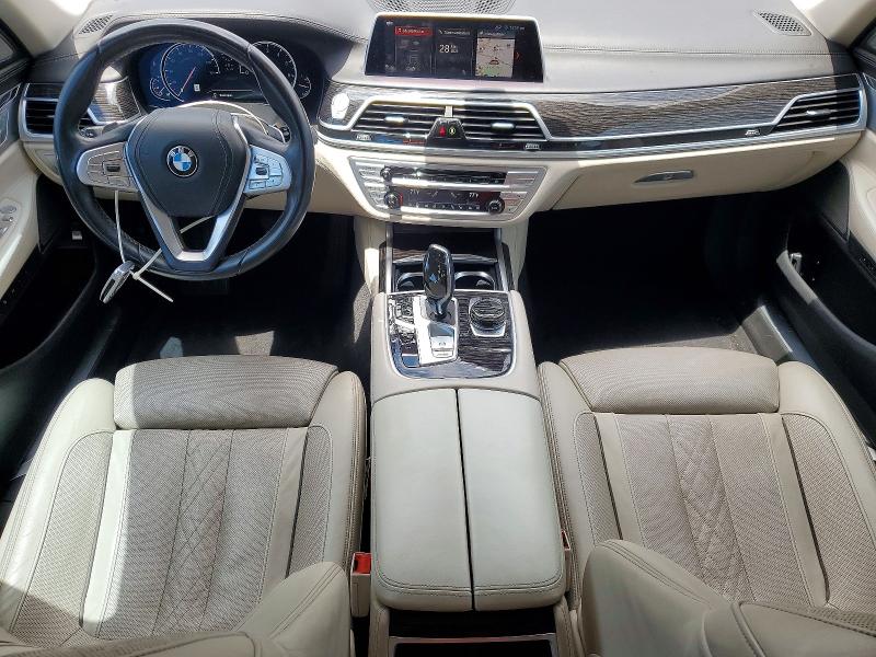 2019 BMW 7er VIN WBA7E2C54KB218532 COPART salvage auction — FRONT END, Ca - Salvage Certificate, sold $9,100 on 2026-09-02 (photo 8)