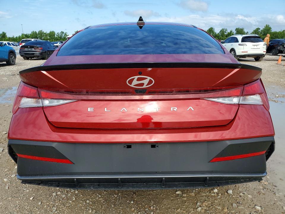 2025 Hyundai Elantra VIN KMHLM4DG3SU085228 COPART salvage auction — FRONT END, Tx - Salvage Vehicle Title, sold $5,900 on 2026-07-07 (photo 6)