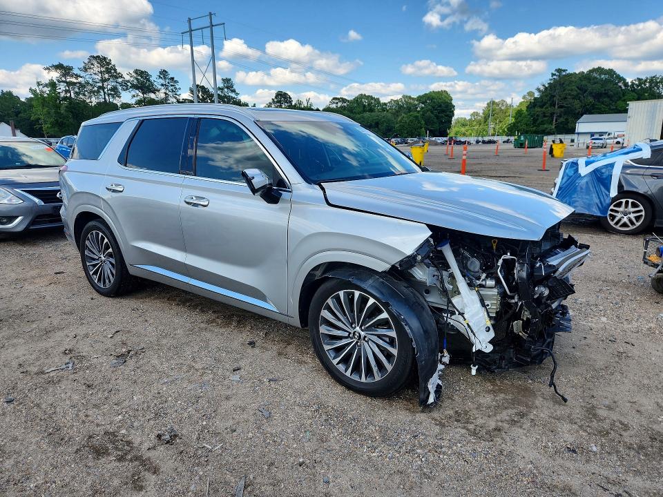 2024 Hyundai Palisade VIN KM8R7DGE8RU768290 COPART salvage auction — FRONT END, La - Cert Of Title-Salvage, sold $8,600 on 2026-07-17 (photo 4)