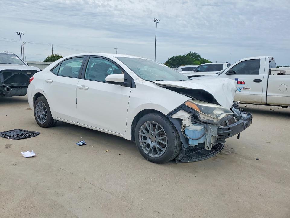 2016 Toyota VIN 2T1BURHE0GC545360 COPART salvage auction — FRONT END, Tx - Salvage Vehicle Title, sold $1,150 on 2026-07-02 (photo 4)