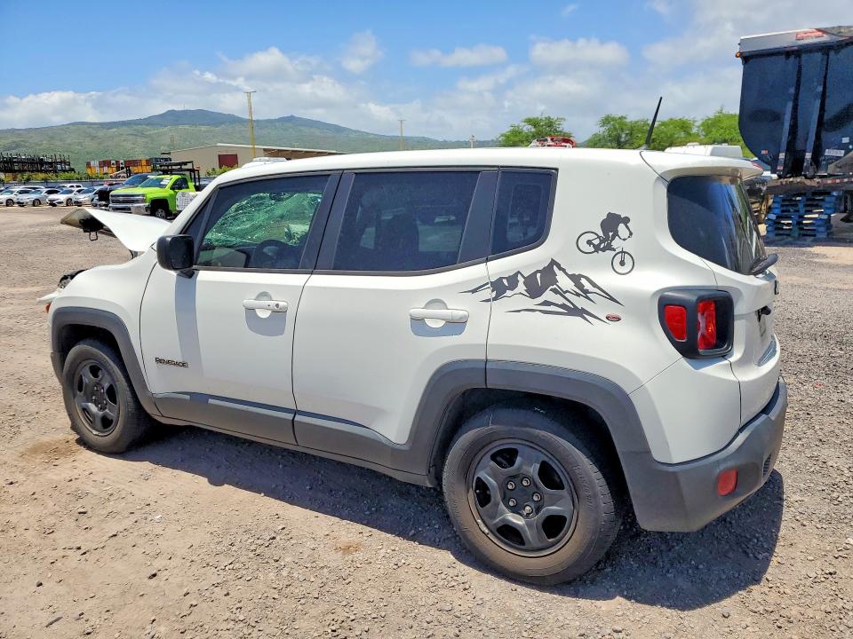 2017 Jeep Renegade VIN ZACCJAAB1HPE45109 COPART salvage auction — FRONT END, HI - CERTIFICATE OF SALVAGE, sold $2 on 2026-08-17 (photo 2)