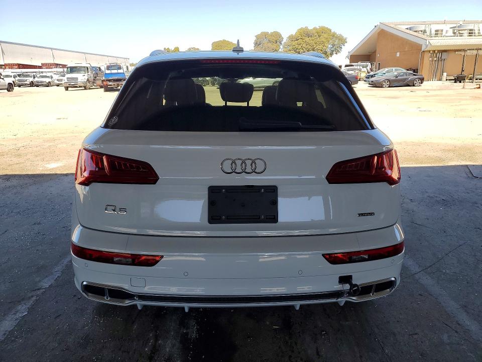 2020 Audi Q5 VIN WA1E2AFY6L2058331 COPART salvage auction — FRONT END, Ca - Salvage Certificate, sold $40 on 2026-07-21 (photo 6)