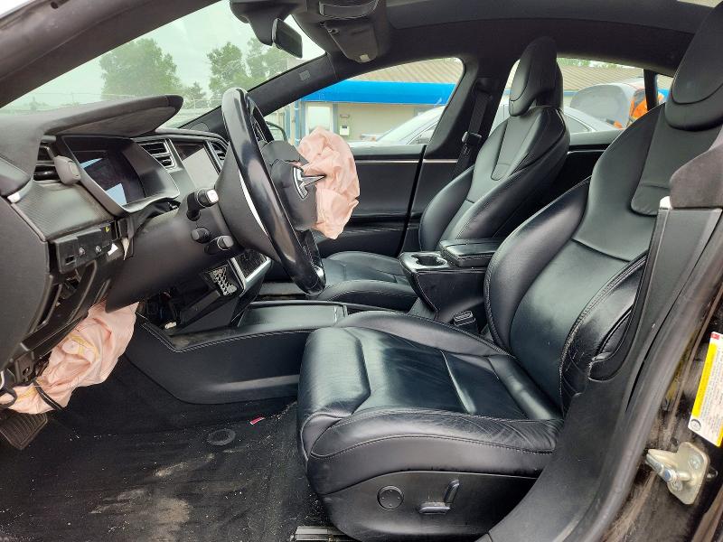 2017 Tesla Model s VIN 5YJSA1E28HF199334 COPART salvage auction — FRONT END, Ks - Cert Of Title-Salvage, sold $2,350 on 2026-07-22 (photo 7)