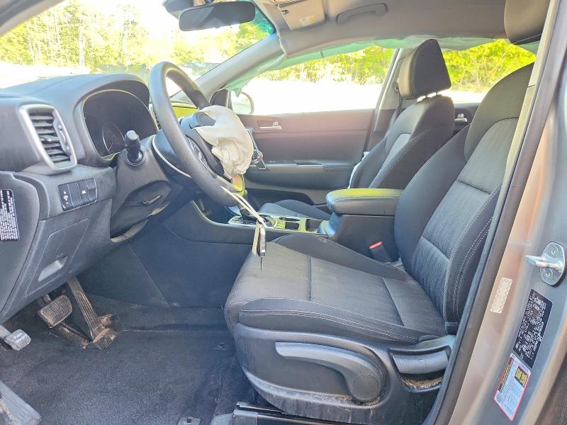 2022 Kia Sportage VIN KNDPMCAC8N7953518 COPART salvage auction — FRONT END, Vt - Cert Of Title-Parts Only Salva, sold $3,750 on 2026-07-06 (photo 7)