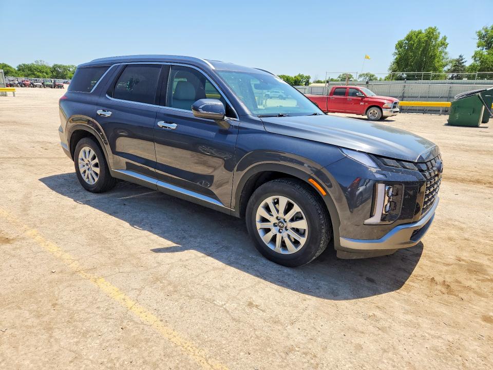 2024 Hyundai Palisade VIN KM8R24GEXRU797515 COPART salvage auction — HAIL, KS - CERT OF TITLE-SALVAGE, sold $500 on 2026-07-29 (photo 4)