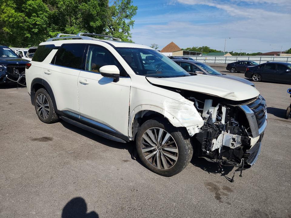 2022 Nissan Pathfinder VIN 5N1DR3DJ2NC255973 COPART salvage auction — FRONT END, Nj - Cert Of Title-Salvage, sold $15,500 on 2026-07-28 (photo 4)