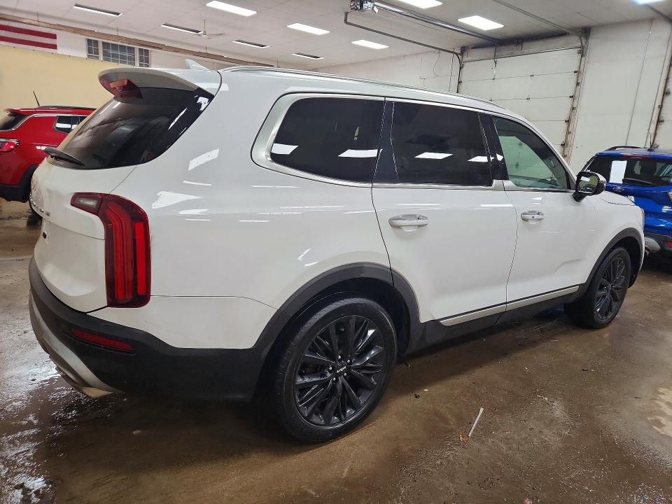 2022 Kia Telluride VIN 5XYP5DHC5NG204851 COPART salvage auction — FRONT END, Mi - Certificate Of Title, sold $1,600 on 2026-07-29 (photo 3)